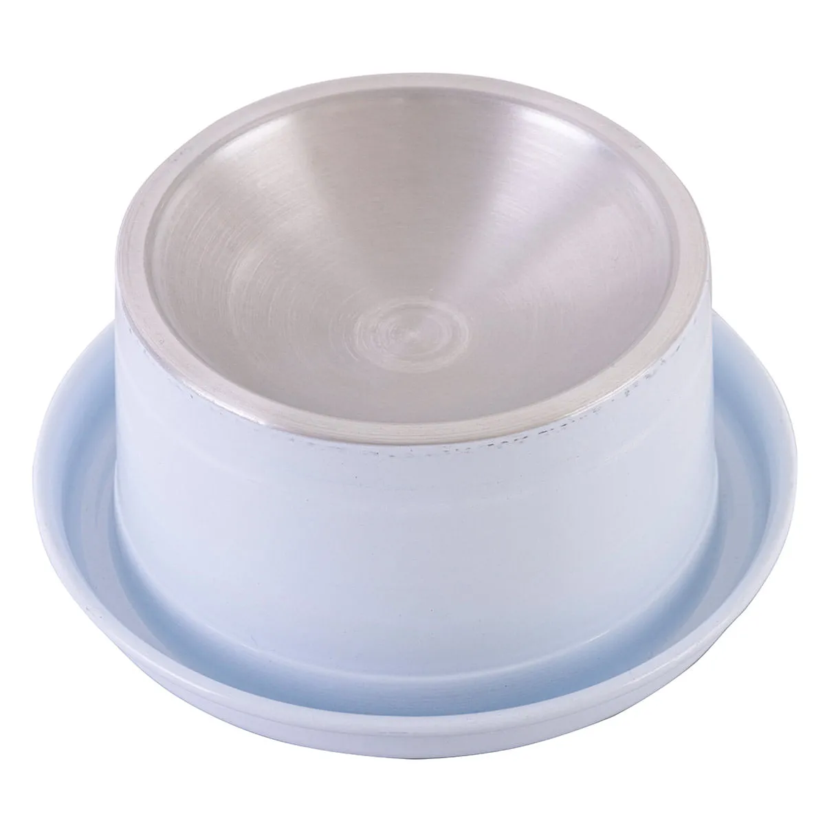 Comedouro Antiformiga para Gatos Mr. Bigode Junior Branco 140ml - NF PET