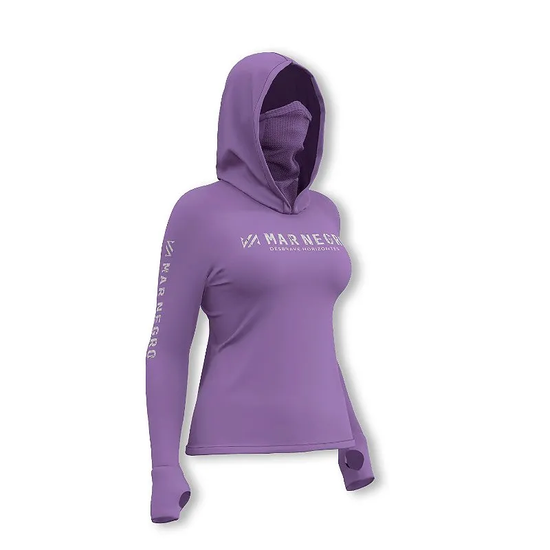 Camiseta Feminina X Protect 360 Manga Longa Violeta - Mar Negro