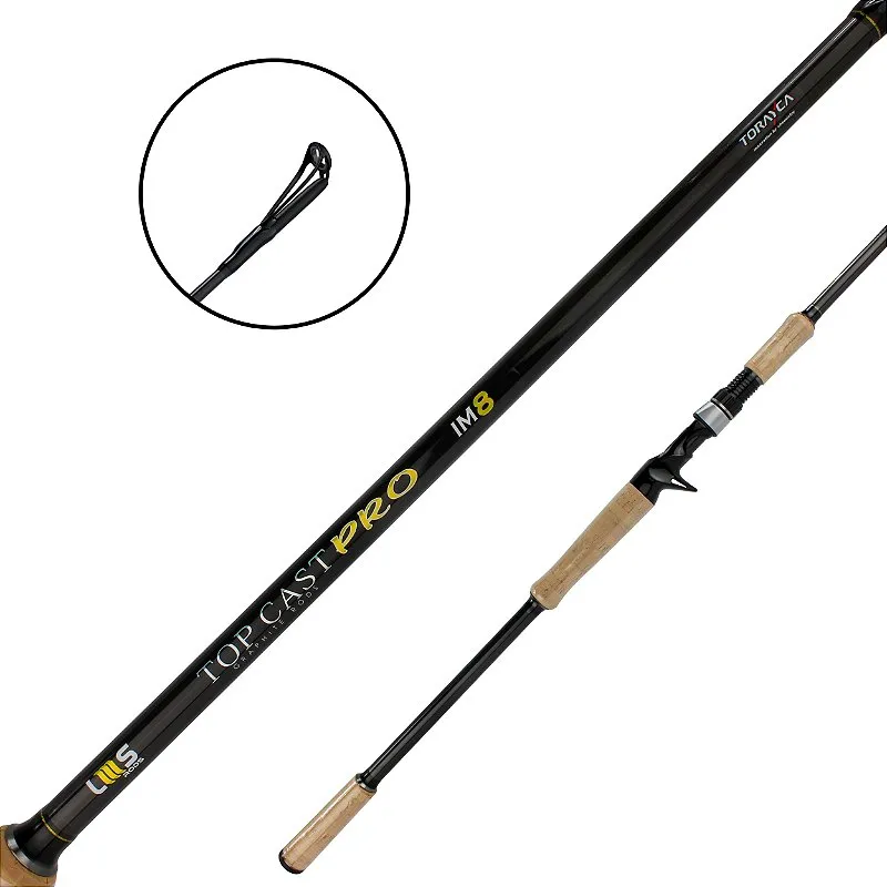 Vara Para Carretilha Top Cast Pro 2,40m 20-50 Lbs 2 Partes - Lms Rods