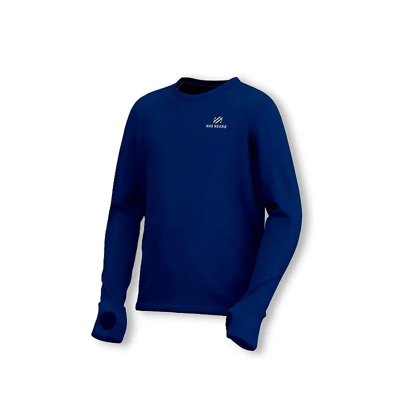 Camiseta Infantil Marinho Manga Longa - Mar Negro