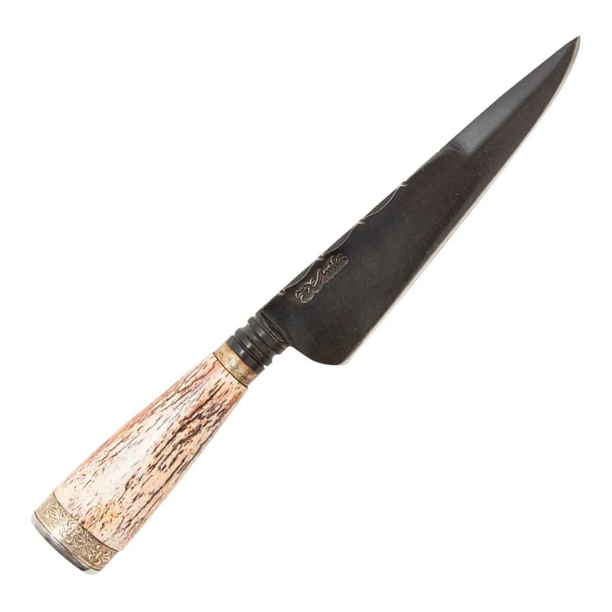 Faca Gaúcha Integral 6" Aço Carbono 5160 Cabo de Osso - D'Ávila