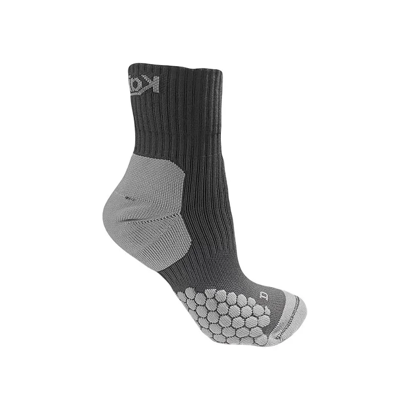 Meia Cano Médio Dots Biotech Unissex Chumbo/Cinza - Kailash