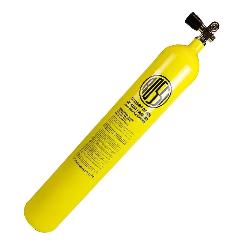 Cilindro Alta Pressão Scuba Pcp 10l 213bar Uso Carabina Pcp