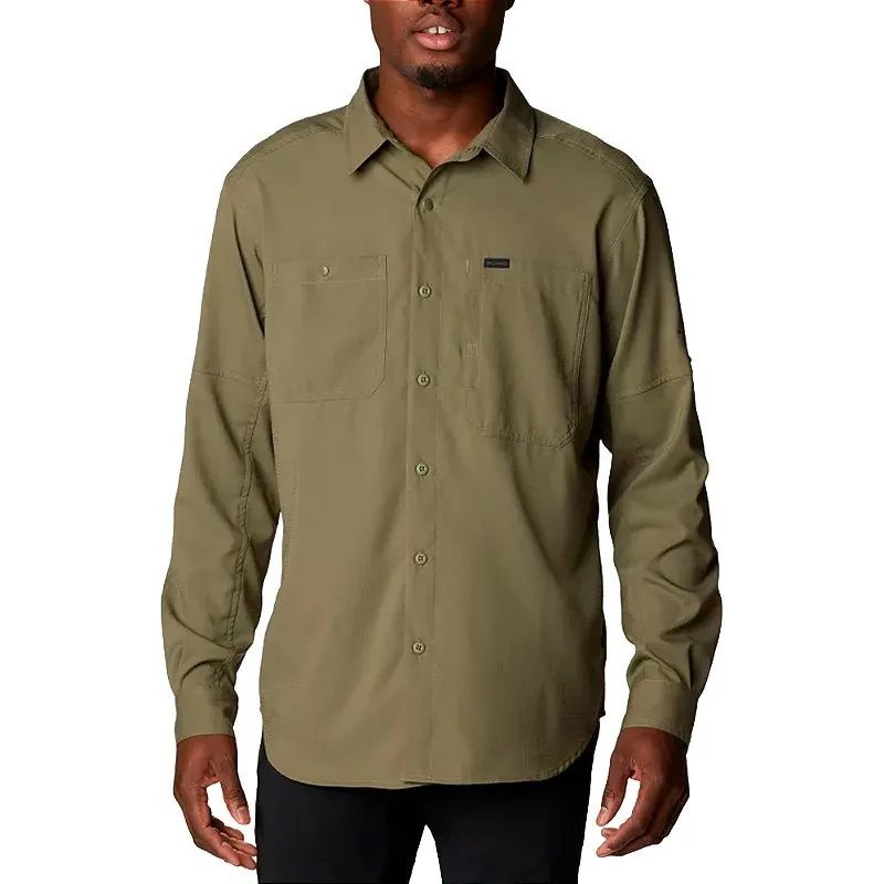 Camisa M/L Masculina Silver Ridge II Utility Lite Verde Musgo - Columbia