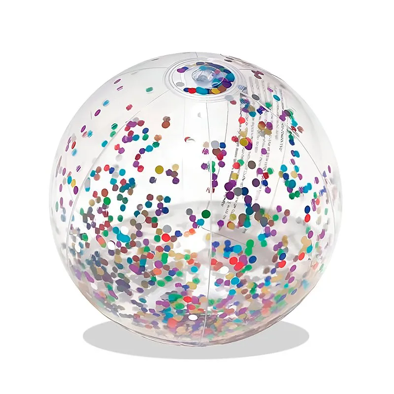 Bola Inflável com Glitter Sortida 28cm x 28cm x 28cm - Mor