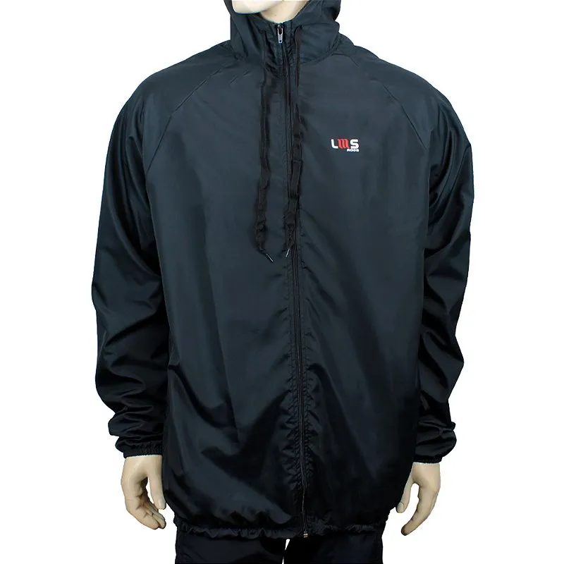 Jaqueta Corta Vento Preta - LMS Rods