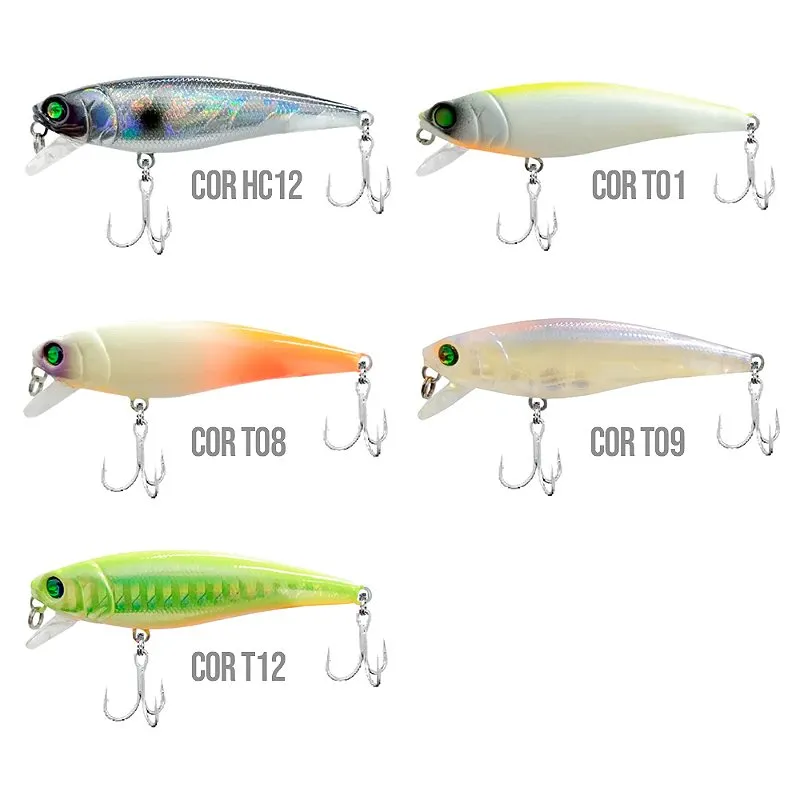 Isca Artificial Mini Snook Meia-água 6,5 cm 6g – Aicas