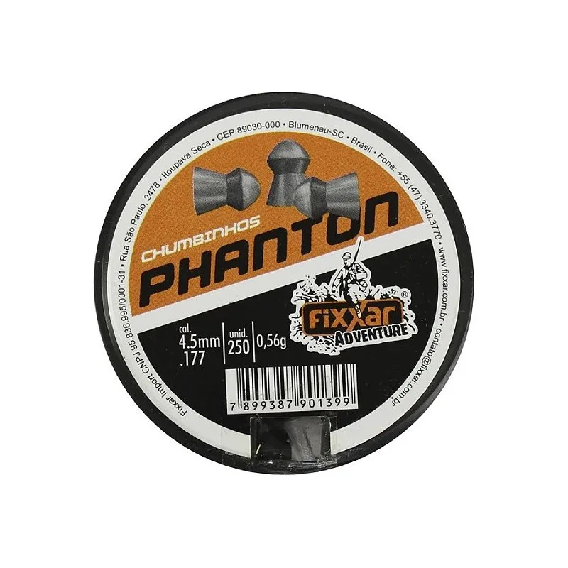 Chumbinho Phanton 4.5mm 250un
