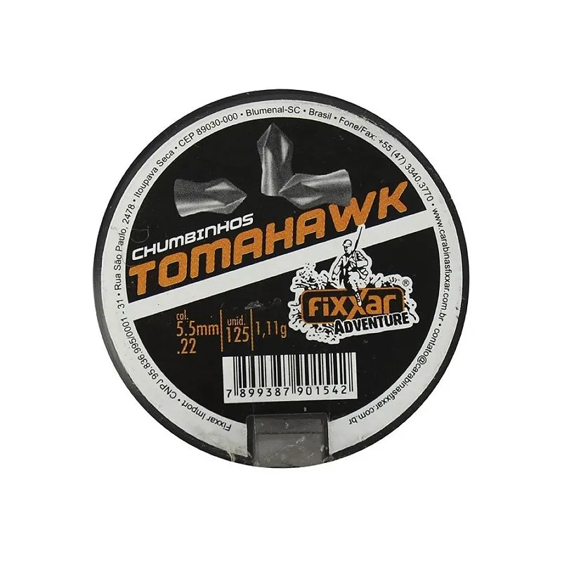 Chumbinho TOMAHAWK 5.5mm 125un