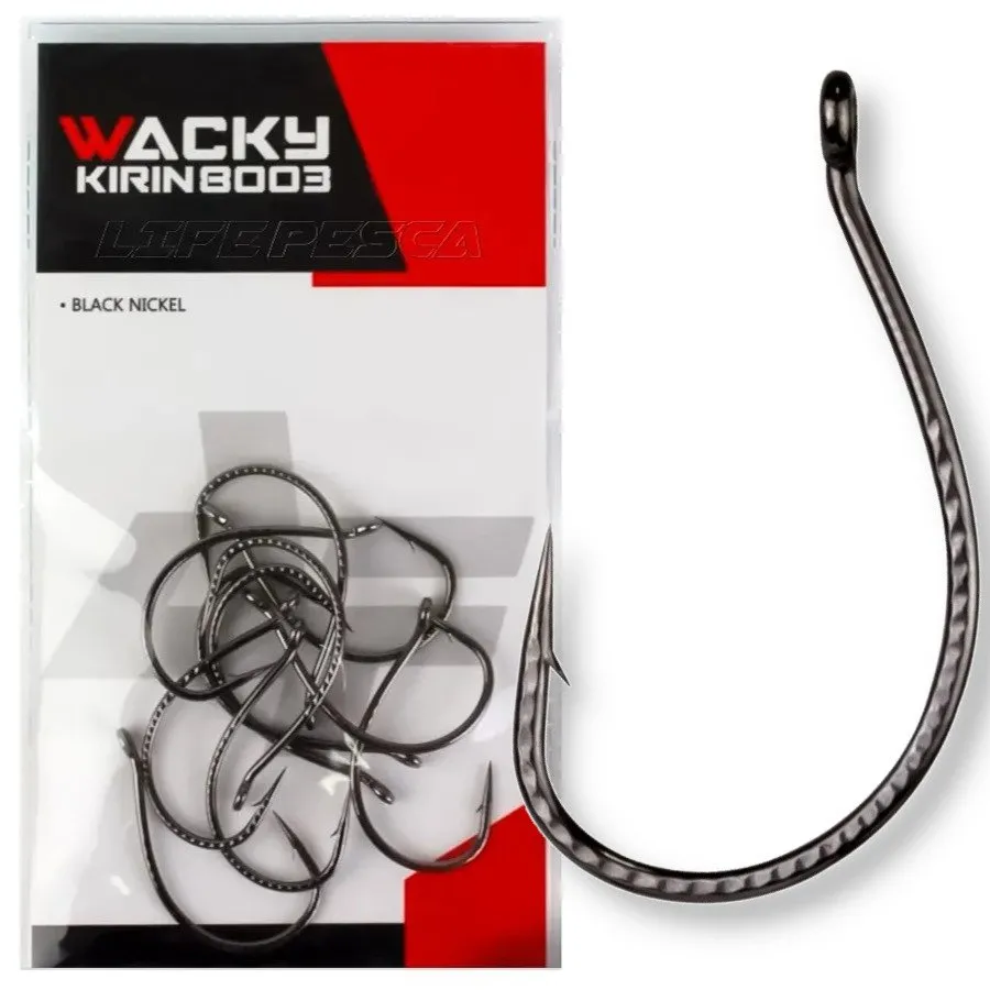 Anzol Wacky Kirin 8003 Black Nickel Albatroz -