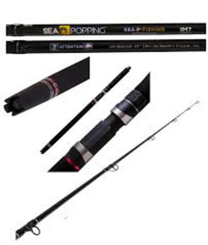 Vara Popper Sea Popping Molinete 8""6 (2,58 m) PE 4-8 / Iscas: 50 a 150 g