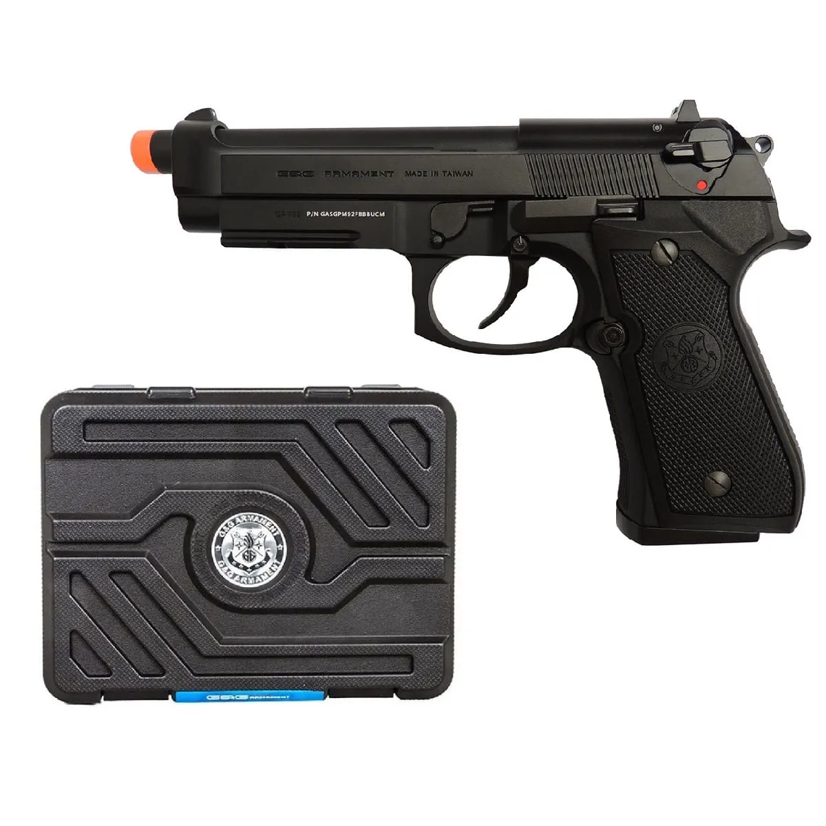 Pistola Airsoft Gbb Green Gas GPM92  6mm Full Metal - G&G