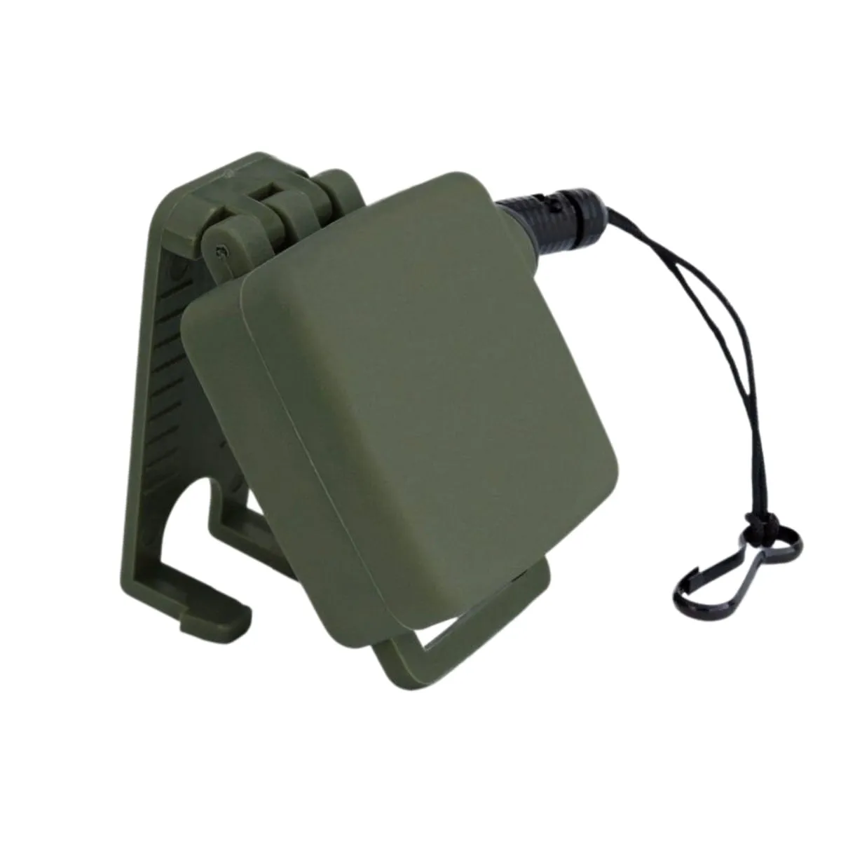 Fiel Retrátil Bélica Verde - Liso