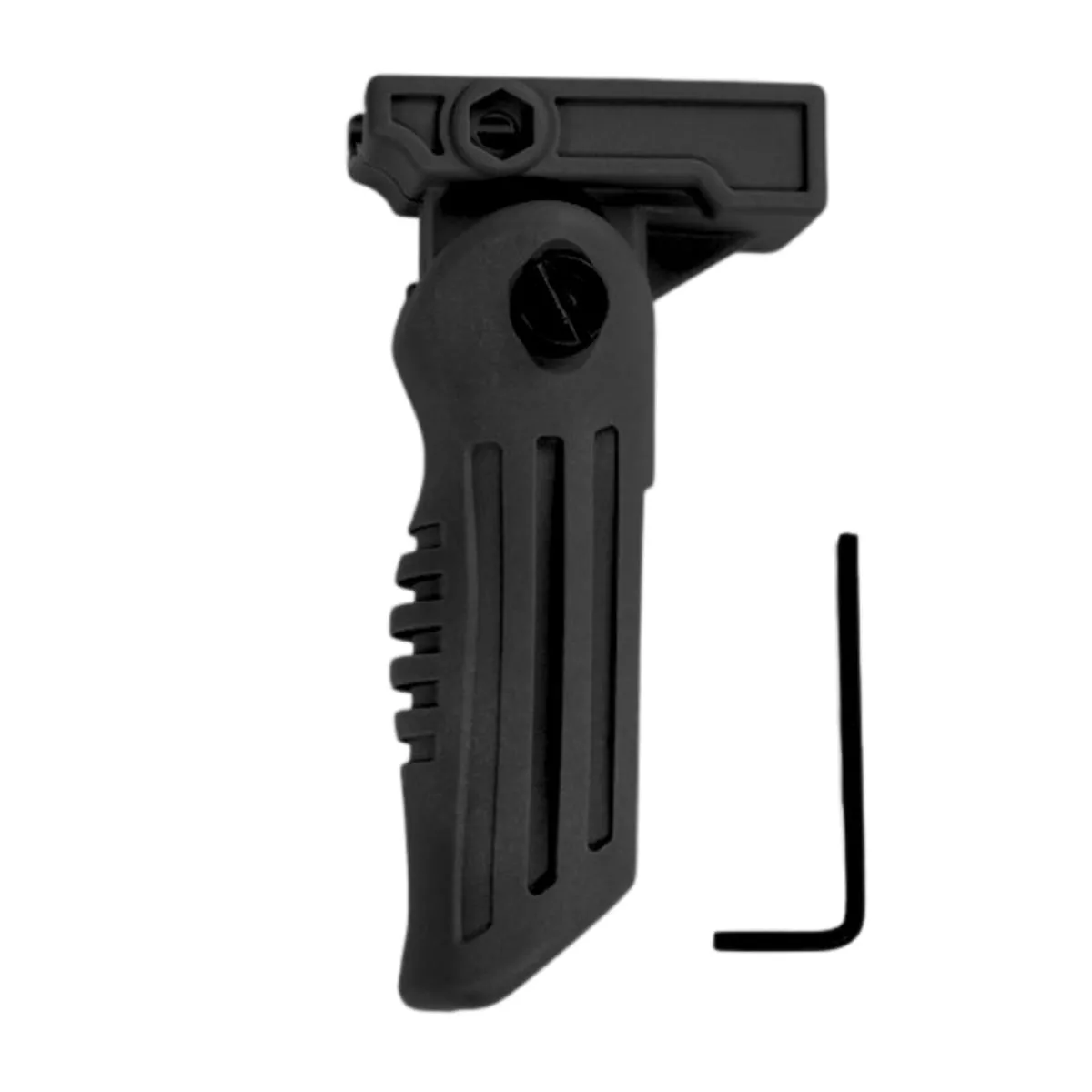 Front Grip Rebatível Preto - Airsoft