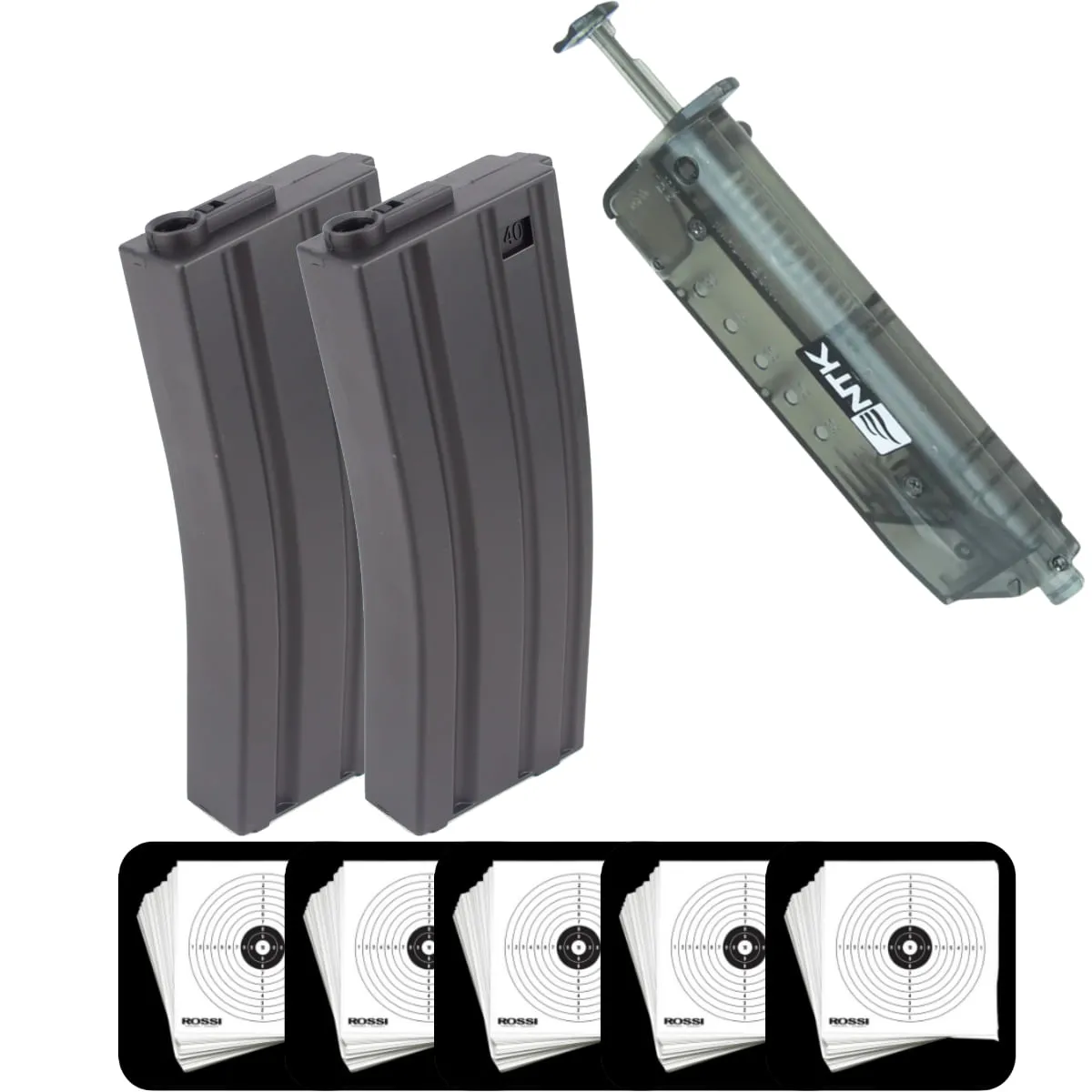 2 MAGAZINE MIDCAP M4 ROSSI ORIGINAL NEPTUNE + SPEEDLOAD ALVO