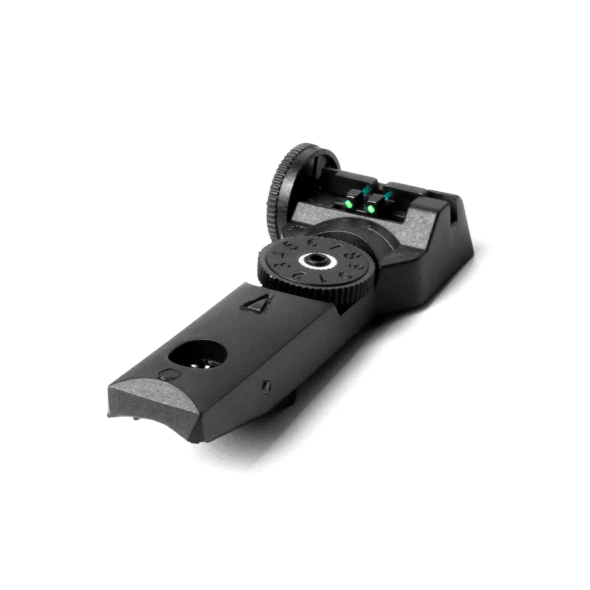 ALÇA DE MIRA DE FIBRA TRASEIRA PARA CARABINA QGK14 BLACK EDITION