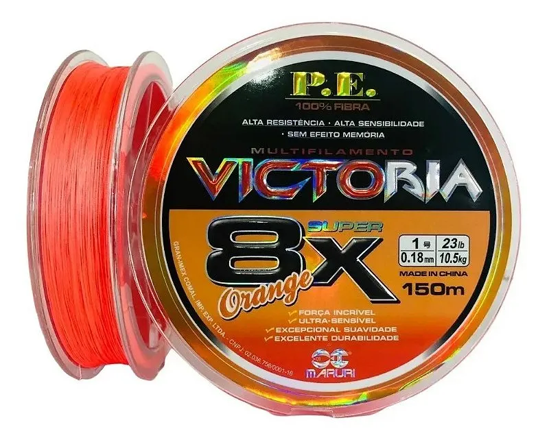 LINHA MARURI - multif. VICTORIA 8X -0,15 mm 150mt - ORANGE