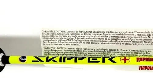 VARA RAPALA SKIPPER + AMARELA   P/MOLINETE
