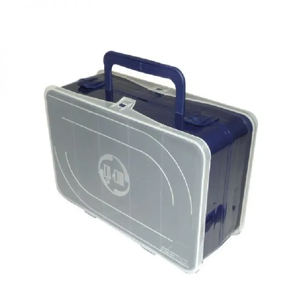 Estojo triplo com 21 divisões