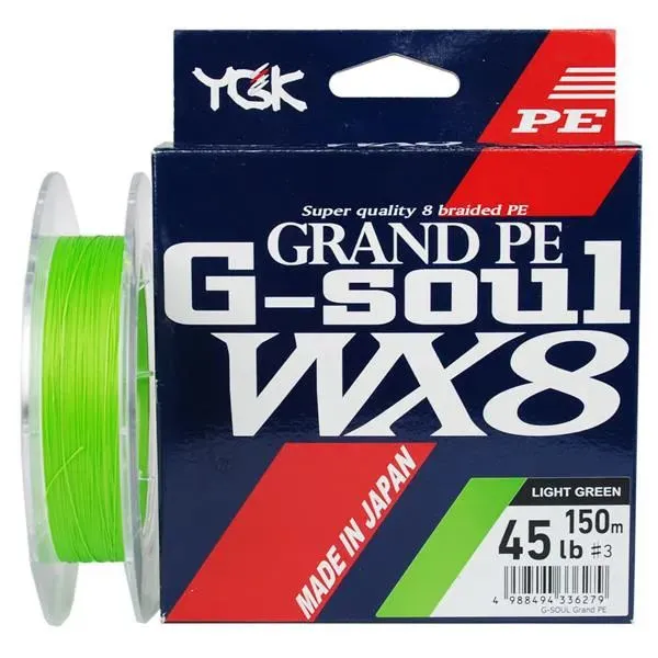 Linha multifilamento G Soul WX8 0,38mm 65LBS 150M