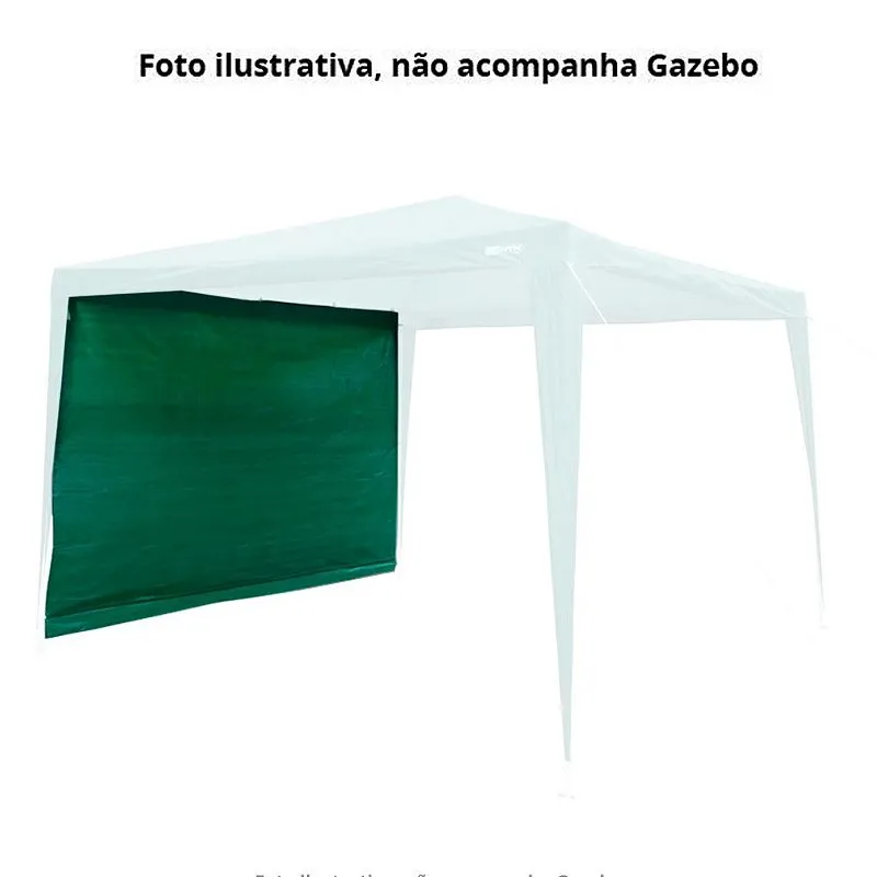 Parede para Gazebo - Tenda Fiesta Verde - Nautika
