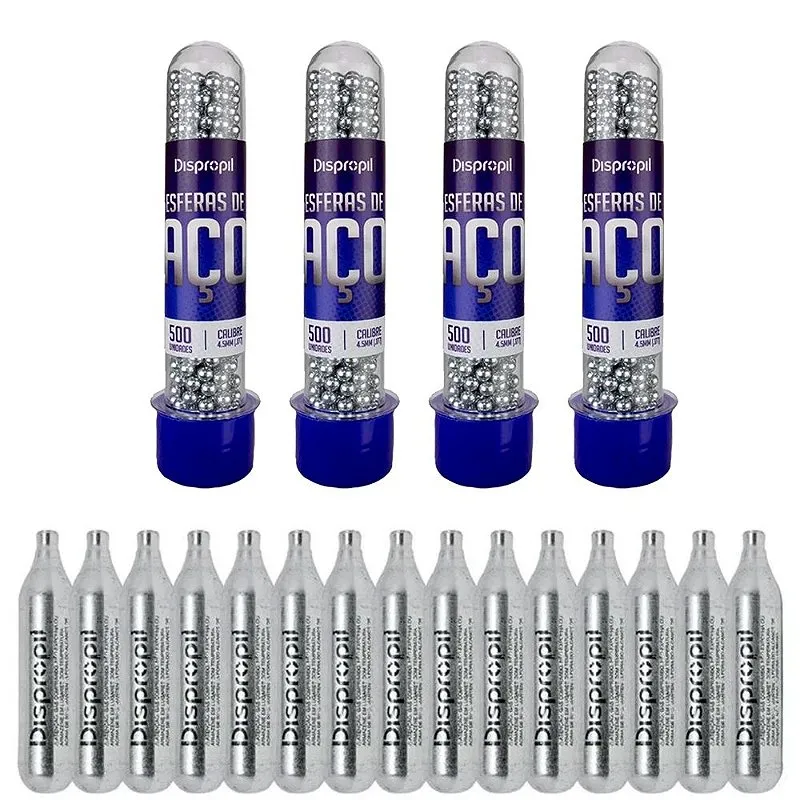 04 Esferas Aço Dispropil 4.5mm 500 + 15 CO2 Dispropil