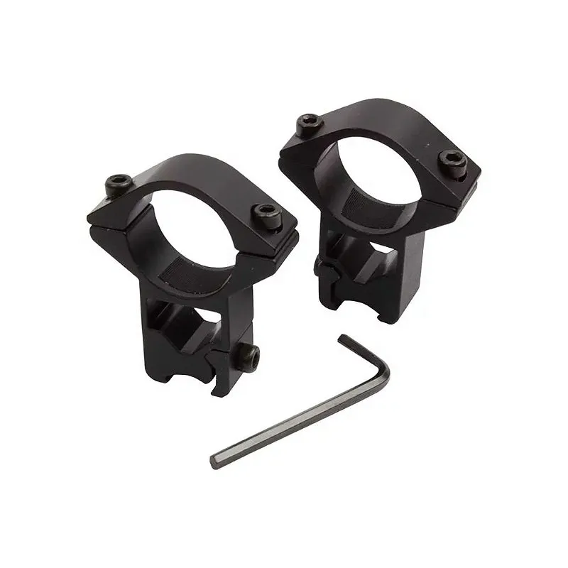 Suporte Fixação Luneta Alto Tubo 25mm Trilho 11mm