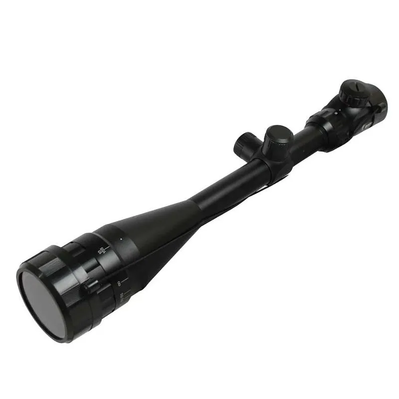 Luneta Reticulo Iluminado Mil-Dot 6-24x50 Trilho 11mm - QuickShot