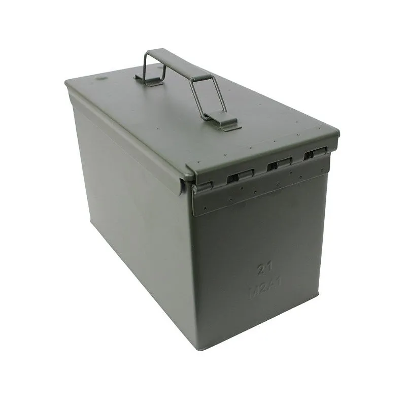 Caixa Para Armazenamento De Munição Metal Verde - Arsenal Rio