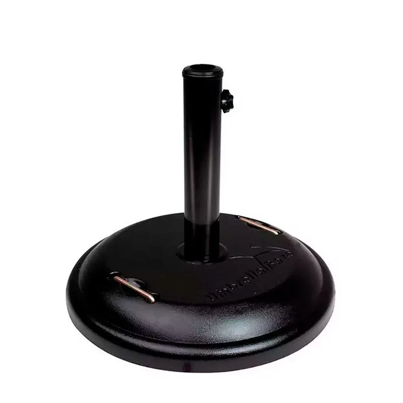 Base Para Guarda Sol Redonda Concreto 22kg Preto - Mor