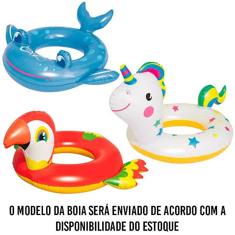 Bóia Redonda de Bichinhos Com abertura Sortida - Mor