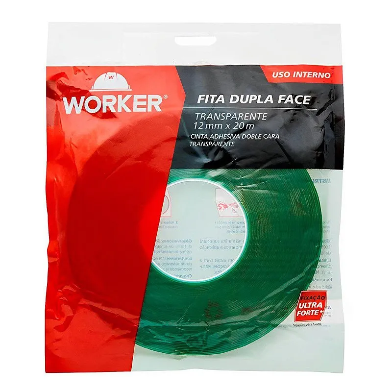 Fita Dupla Face Transparente - Worker