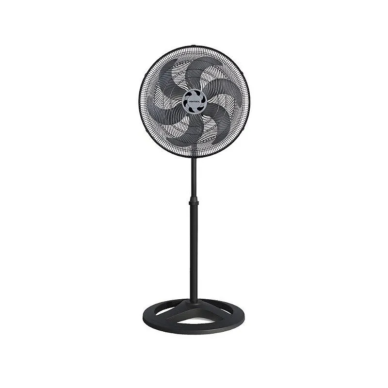 Ventilador de Coluna Preto 50cm Turbo 6 Pás Oscilante – Ventisol