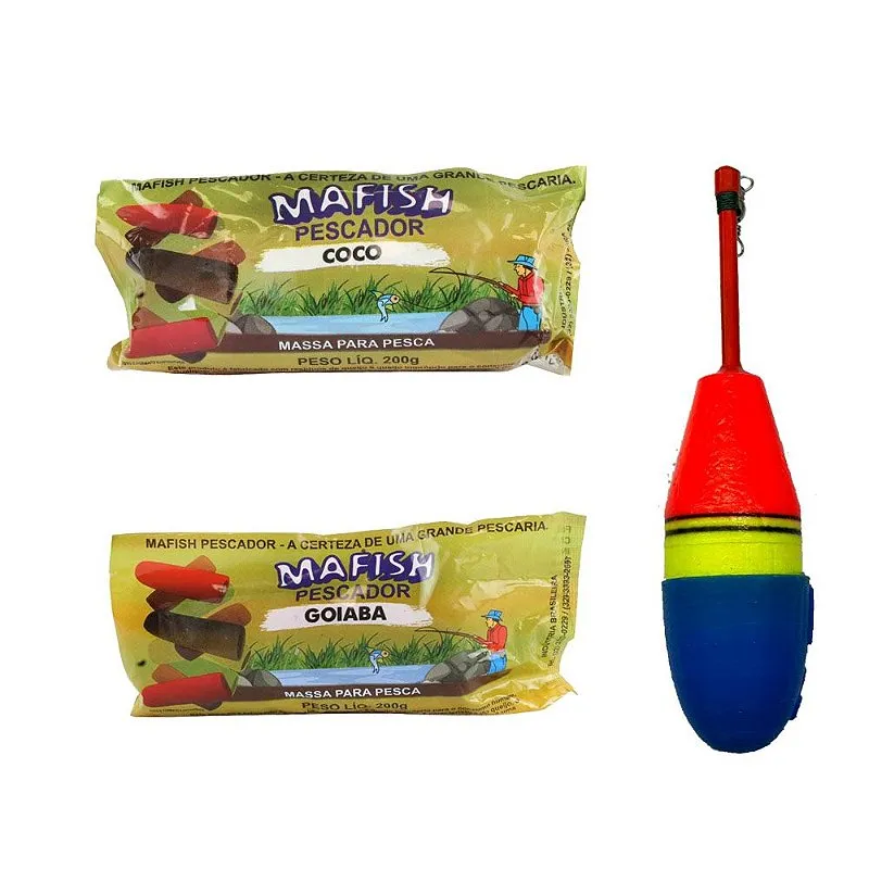 Massa Mafish 200g Coco / Goiaba + Boia Japa 60G S/ carona