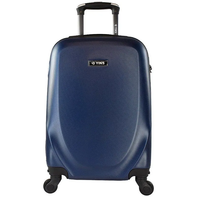 Mala De Viagem Pequena Voyage ABS 20 Azul Marinho - Yins