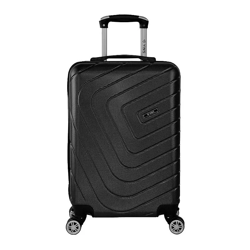 Mala De Viagem Pequena Paulista Abs Rígida C/rodinhas 360 Preto - Yins