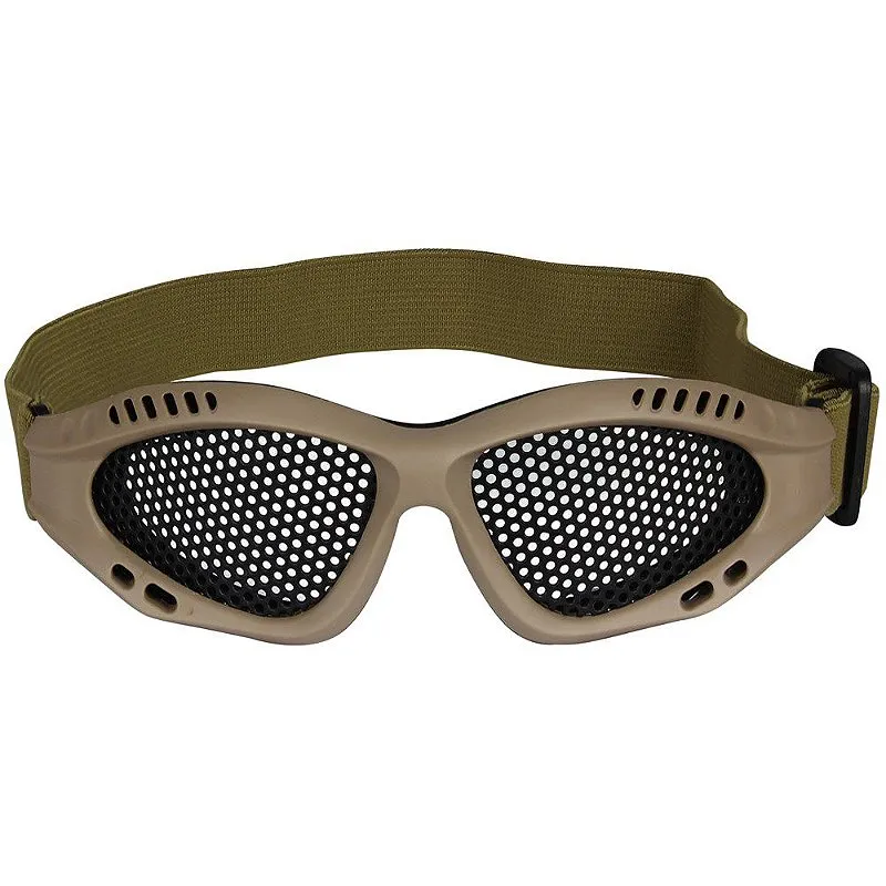 Óculos de Proteção Tan Tela de Metal - AR+