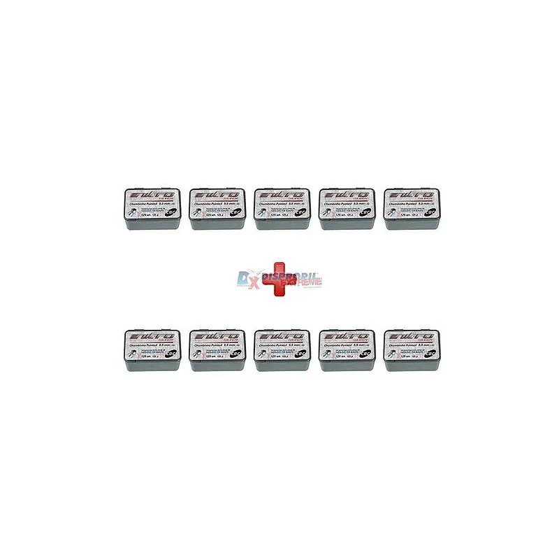 Kit 10 Unidades Chumbinho CBC Nitro Silver Pointed 4,5mm