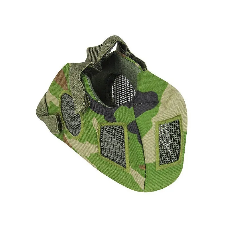 Máscara de Proteção Airsoft QGK Conquerors CS Tactical Woodland