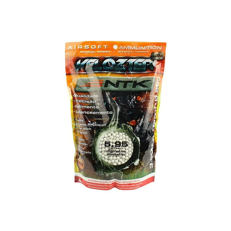 BBs Airsoft Munição Plástica Velozter 0.30g 3500un. - Nautika
