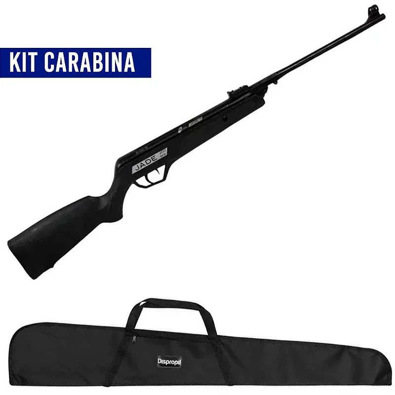 Carabina de Pressão CBC Jade News Oxidada 5.5mm + Capa Simples 112cm