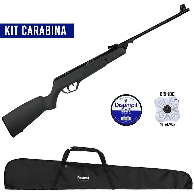 Carabina de Pressão CBC AG11 5.5mm + Acessórios