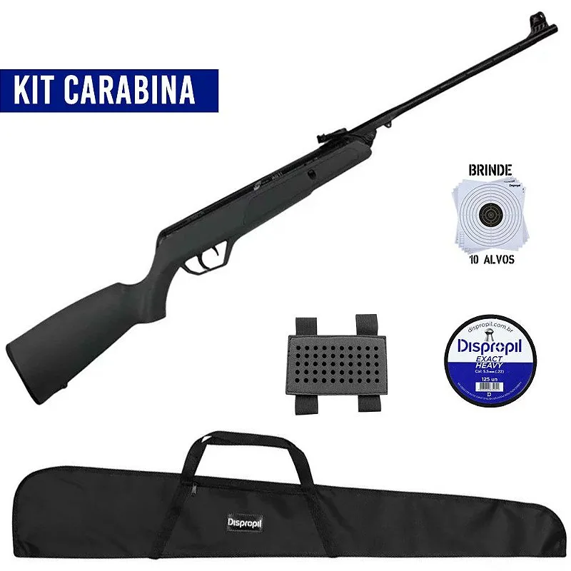 Carabina de Pressão CBC AG11 5.5mm + Equipamentos