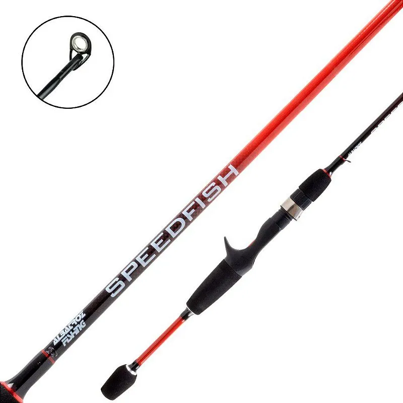 Vara Para Carretilha Speedfish Carbono Tubular - Albatroz