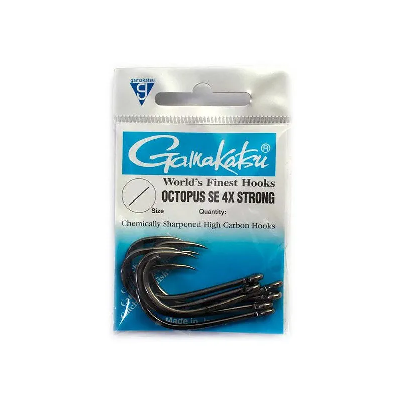Anzol em Aço Carbono Octopus SE FourX Strong - Gamakatsu