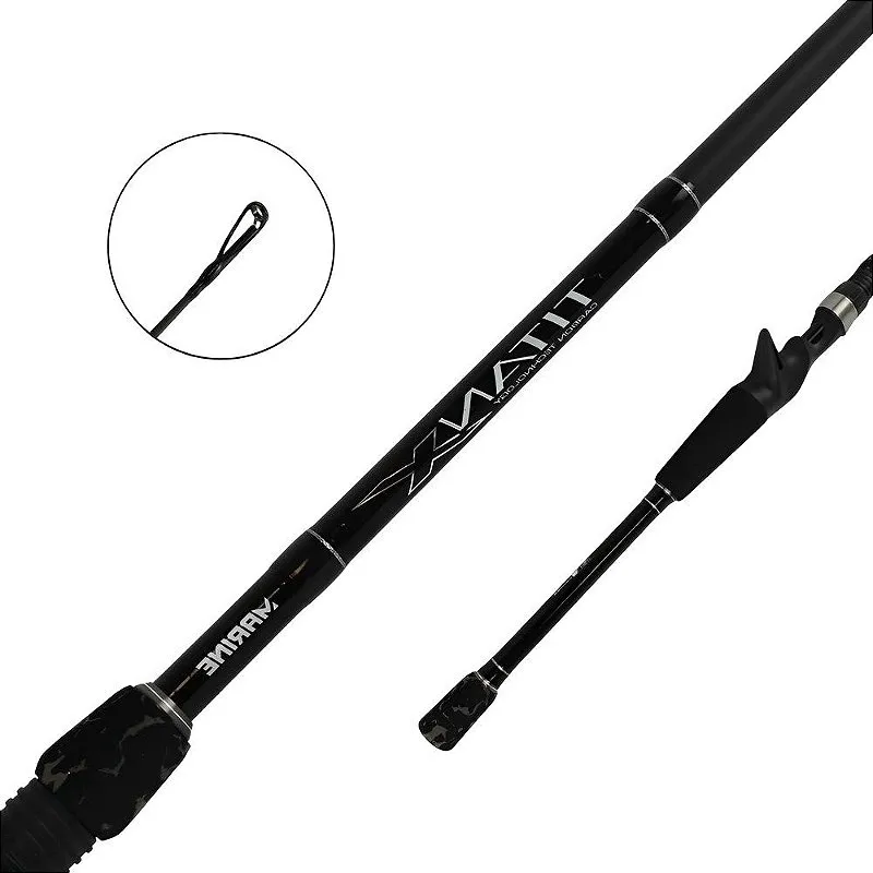 Vara Para Carretilha Titan X TTX Grafite Inteiriço - Marine