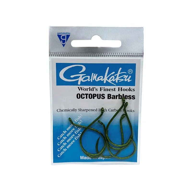 Anzol Octopus Sure Green 6un - Gamakatsu