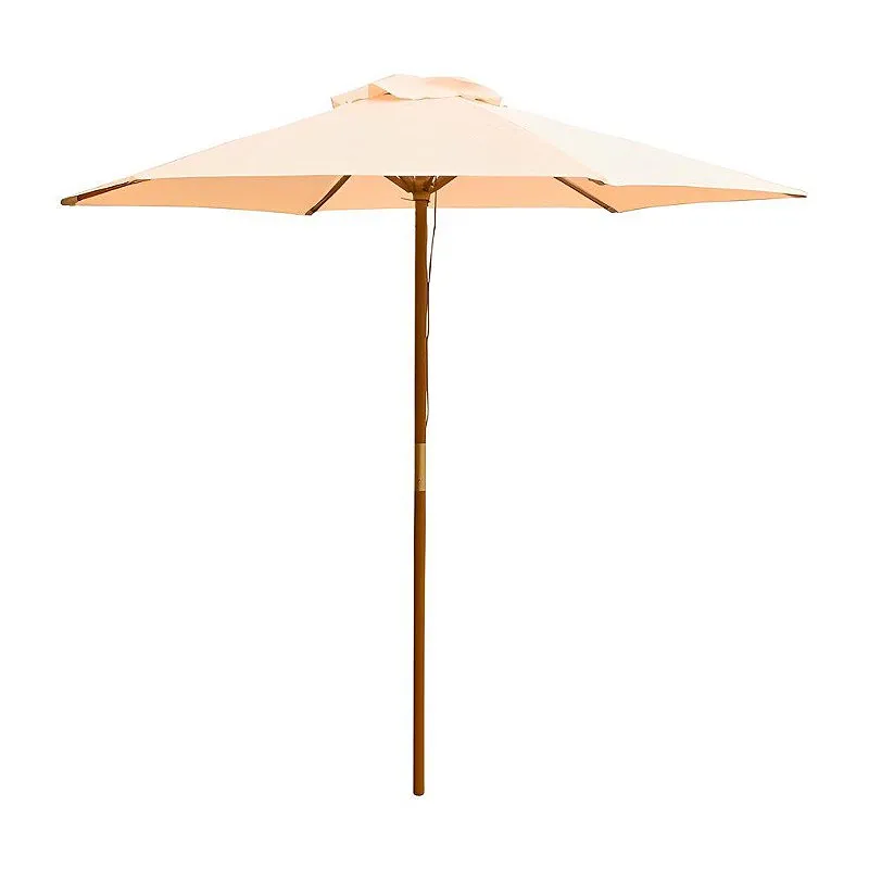 Ombrelone Em Madeira 2,4 Metros - Yins