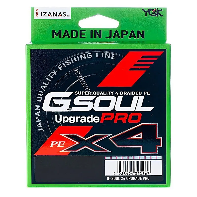 Linha Multifilamento G-Soul Upgrade Pro PE X4 150m Cinza / Rosa - YGK