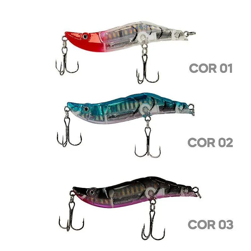 Isca Artificial Superfície 6045 Shrimp 8 cm 14.5g – Sahara